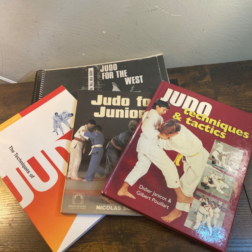 Vintage Judo Book Lot of 4 Techniques Tactics Training for Juniors & Adults